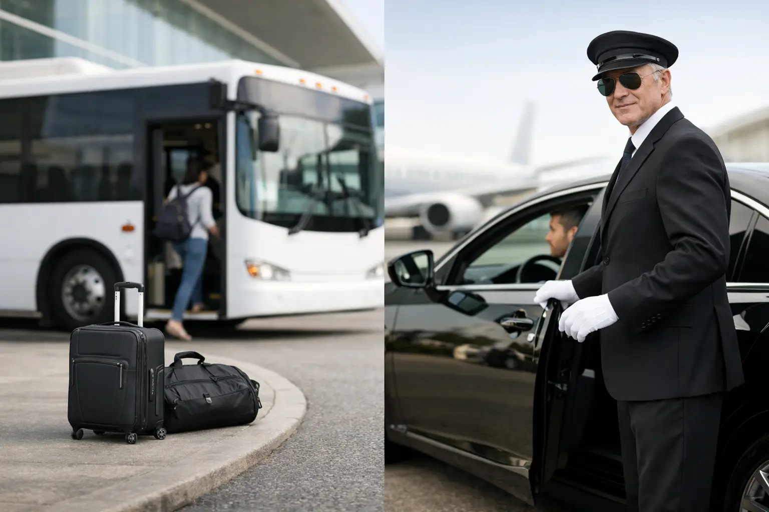 Airport Shuttle vs Private Chauffeur