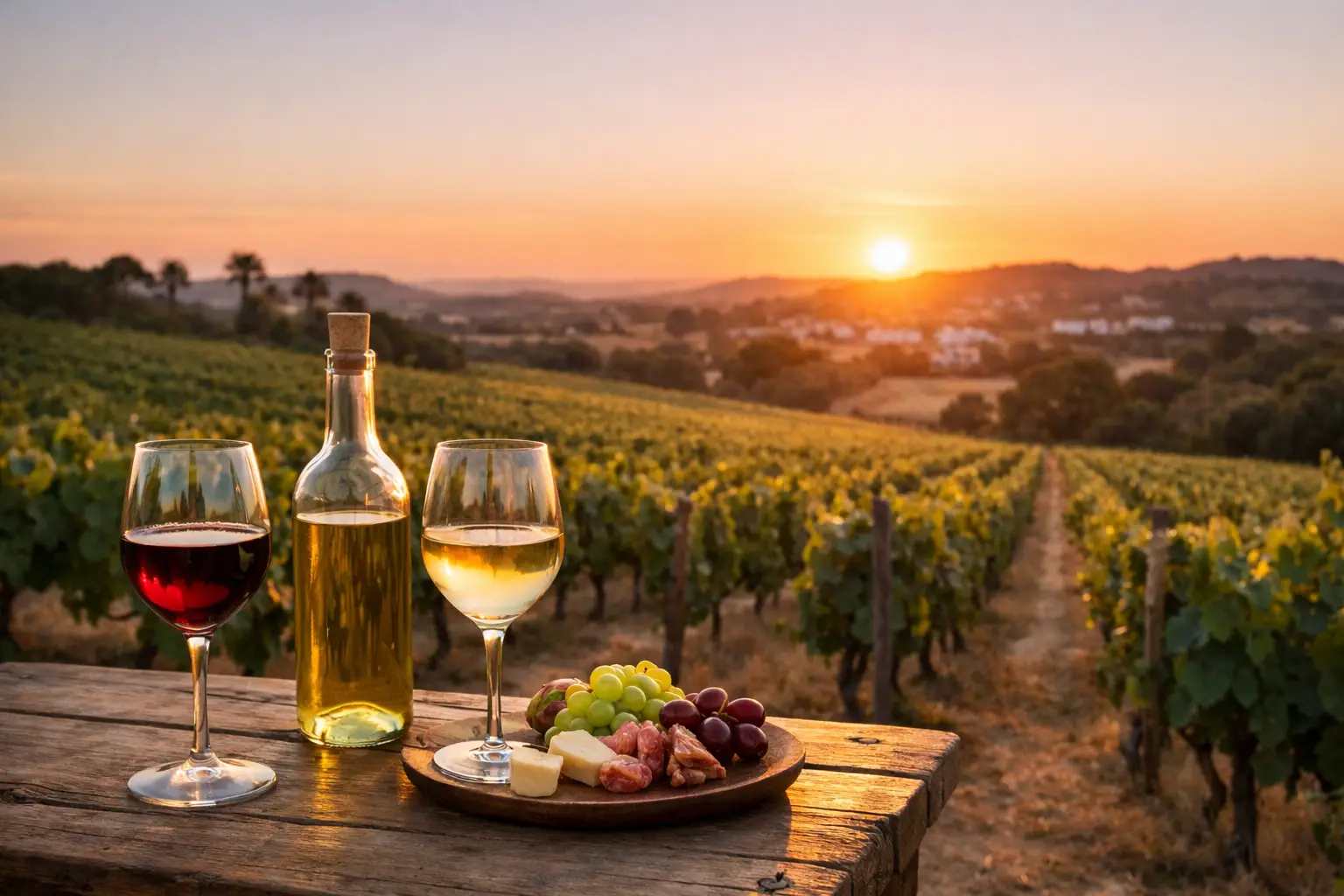 Sunset Vineyard Experience in the Algarve