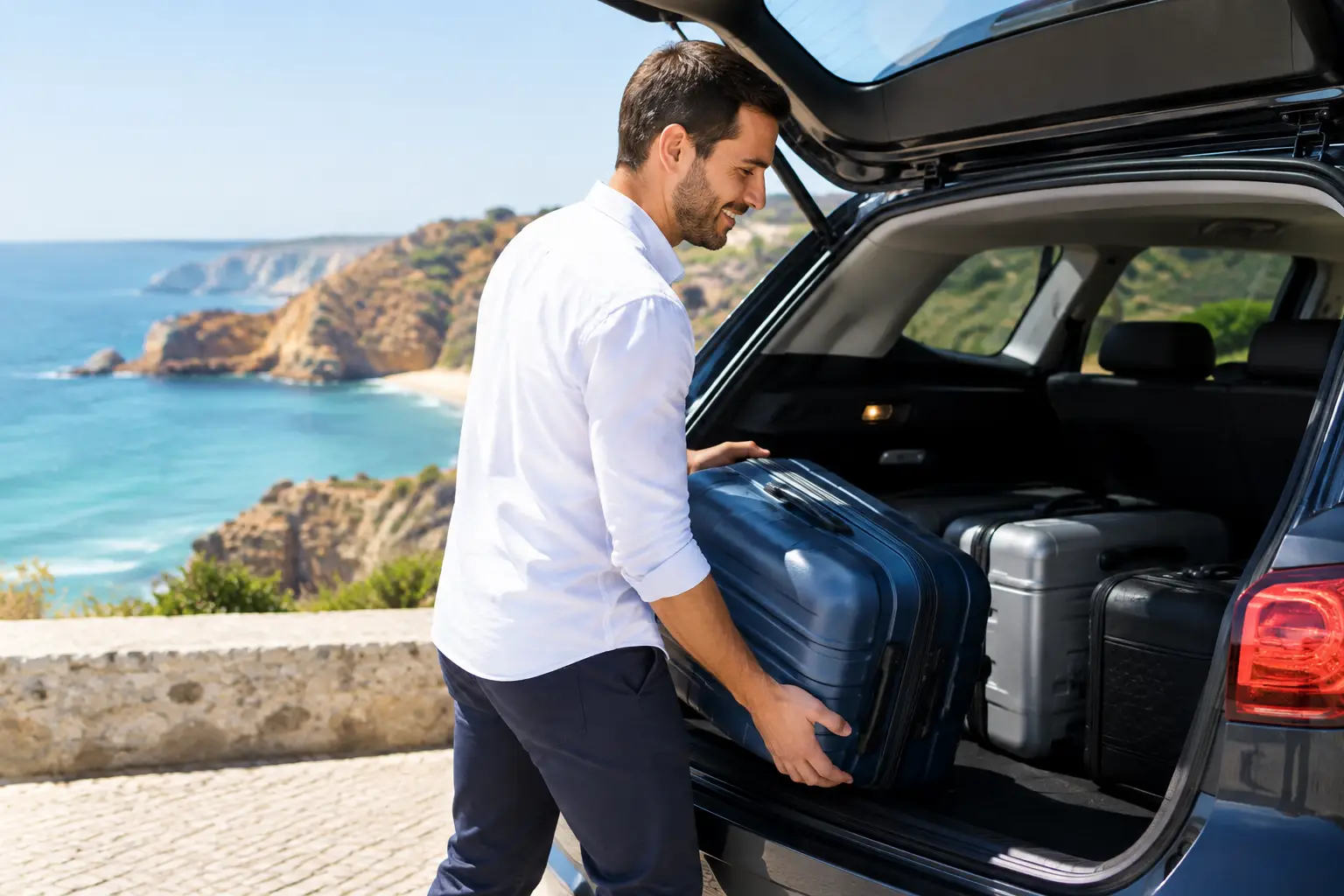 Can Drivers Accommodate Large Luggage in Algarve?